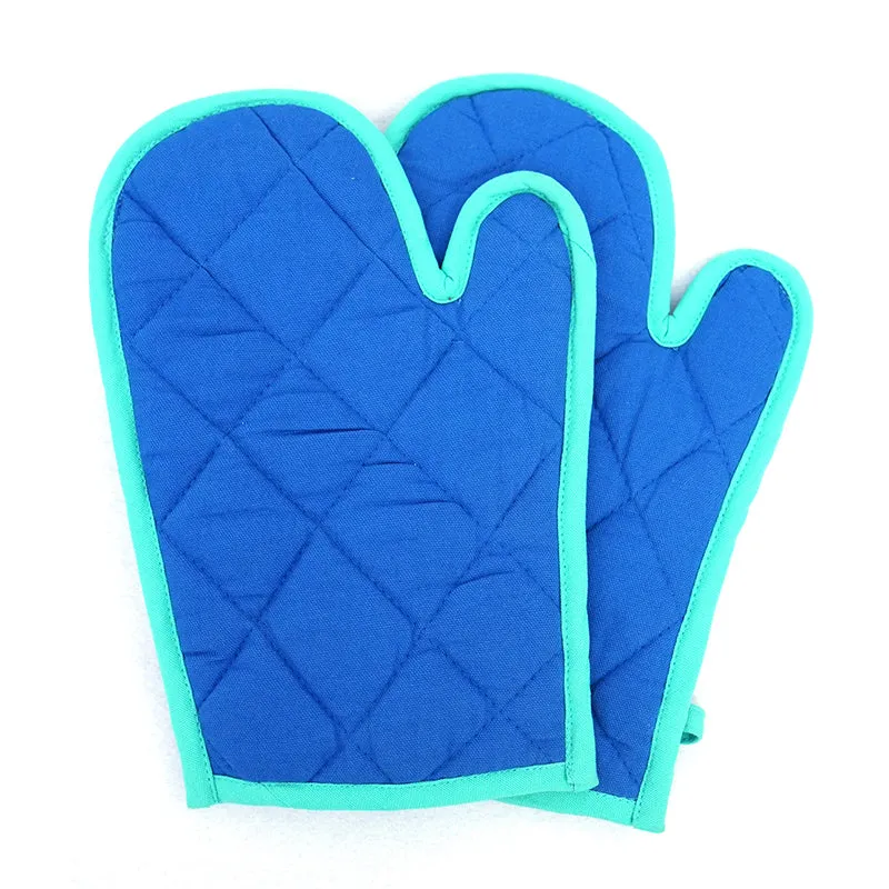 Swayam Teplo Kitchen Gloves (Blue & Neon Green) - Set Of Two media 6