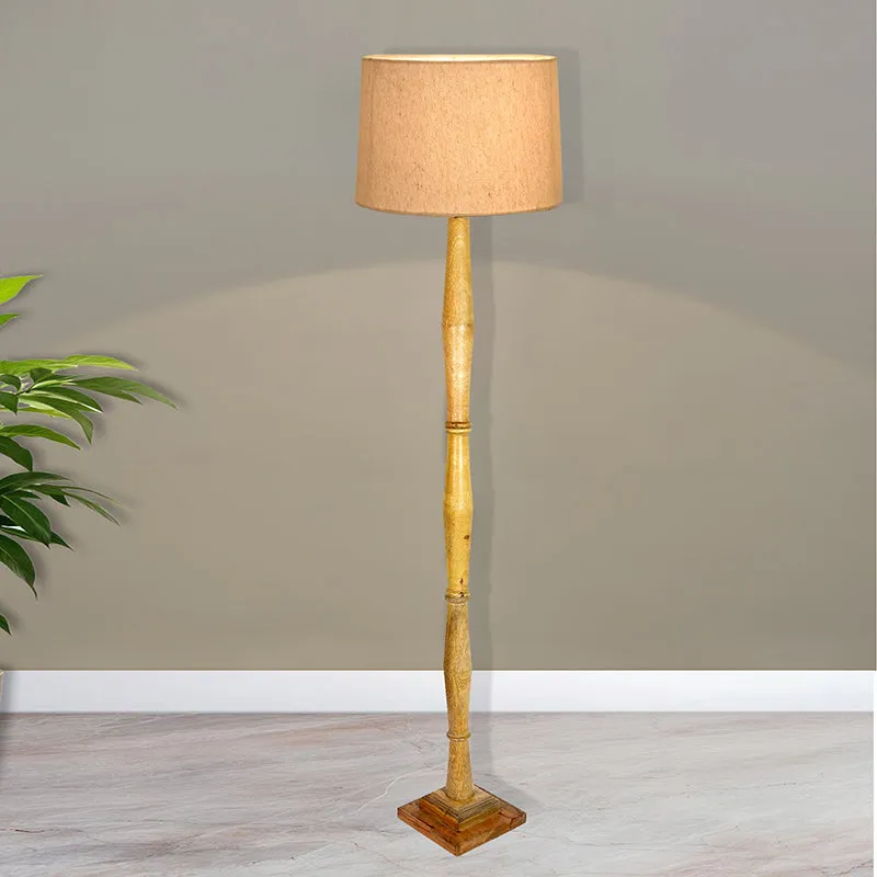 Elfin Bamboo Floor Lamp - White media 2