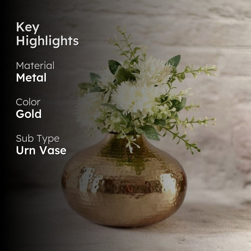 Jemima Dune Metal Vase media 2