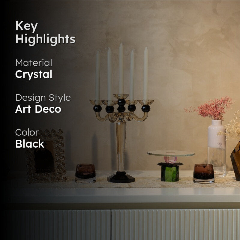 Radiant Crystal Candle Holder media 2