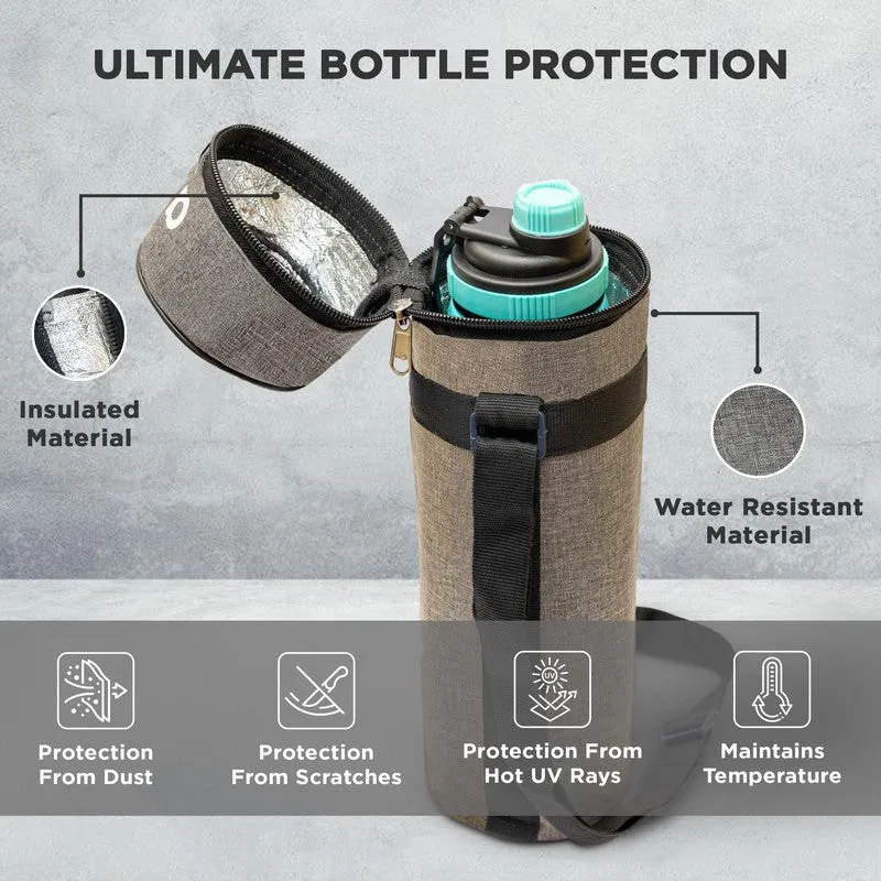 Sheath Bottle Cover (Grey) - 1500 ML media 5