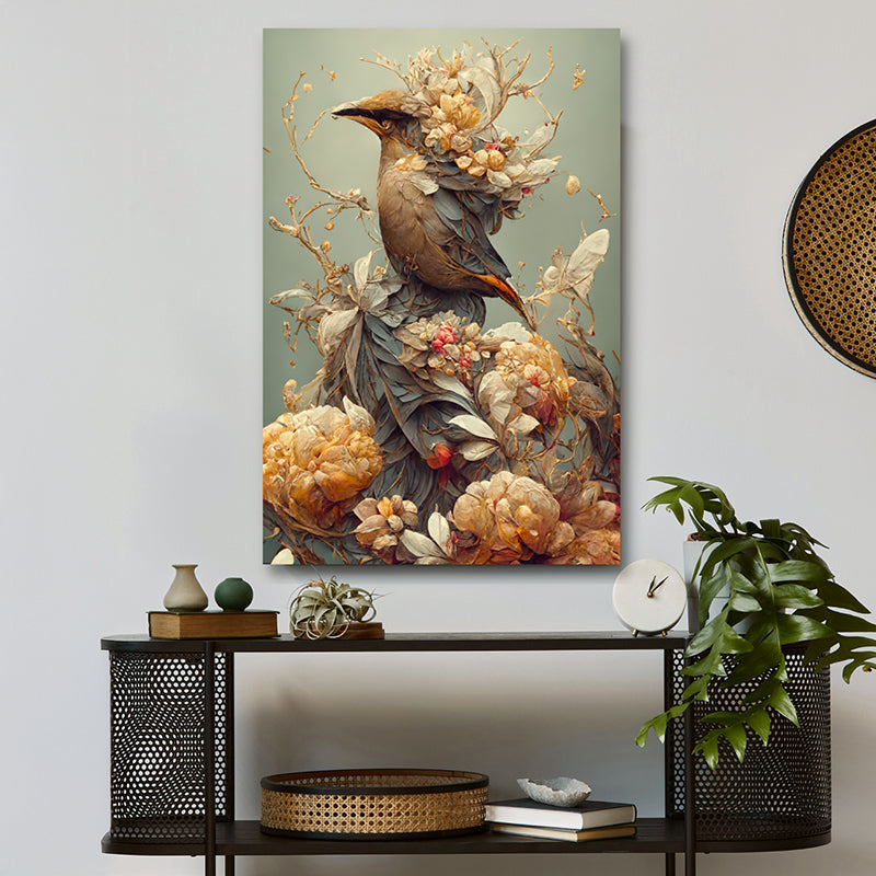 Ethereal Feathers Canvas Wall Painting