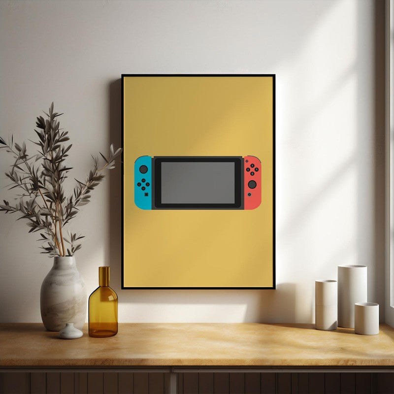 Control Shift Framed Canvas Wall Painting media 5