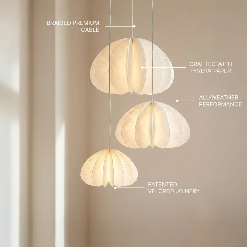 Fig Living Daisy Cluster Hanging Pendant Lamp - Set of Three media 5