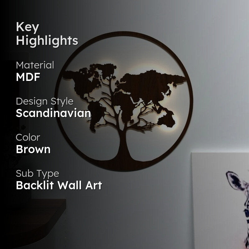 BonsaiGlow Backlit MDF Wall Accent media 2