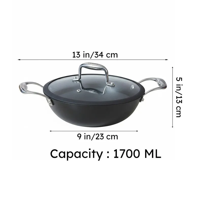 Vinod Sizzle King Kadhai With Lid - 1700 mL media 12