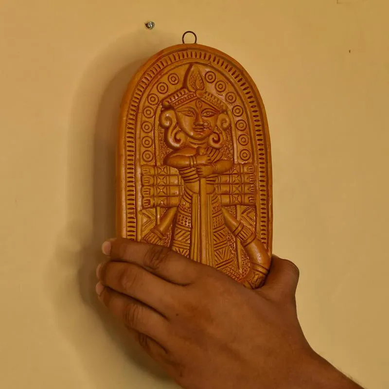 Mrittika Durga Terracotta Wall Accent media 4