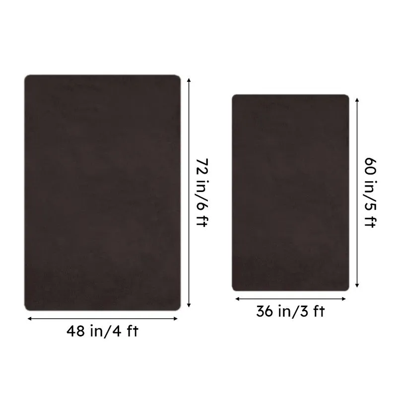 Ruffle Luxe Area Rug - Brown media 8