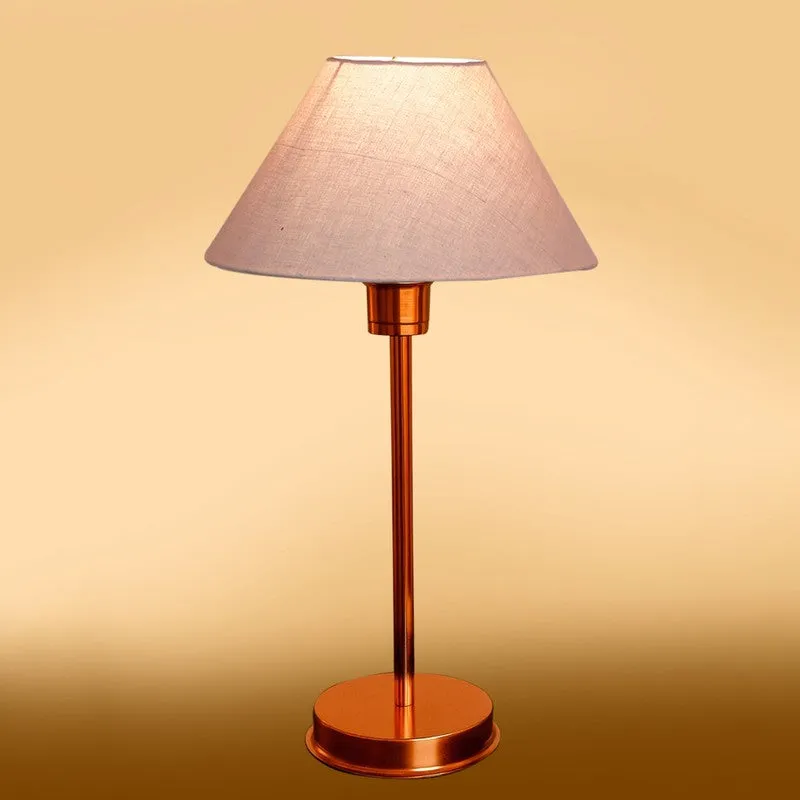 Kavira Zyra Metal Table Lamp - Grey media 6