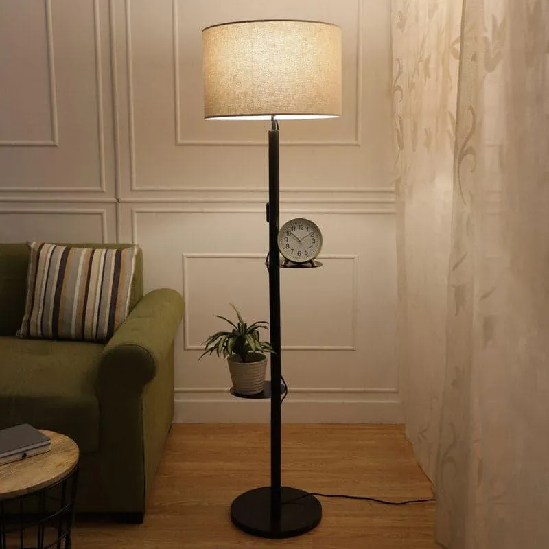 Seria Musa Floor Lamp With Shelf media 1