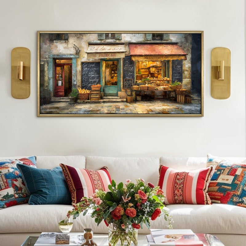 European Vintage Streetfront Boutique Wall Art