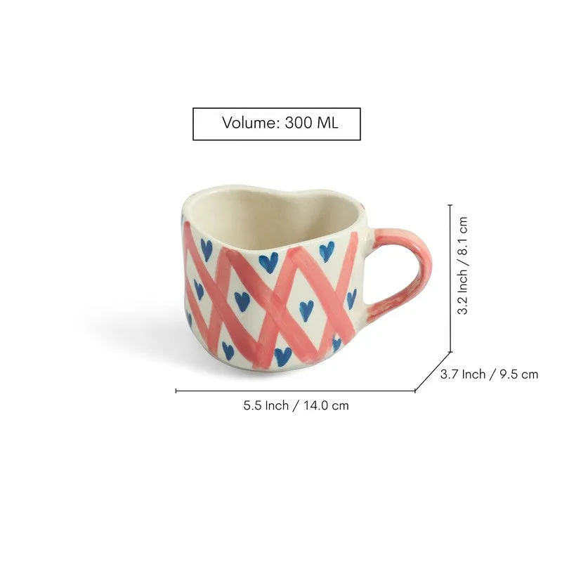 Sweetheart Ceramic Coffee Mug (300 mL Each) - Set Of Four media 7
