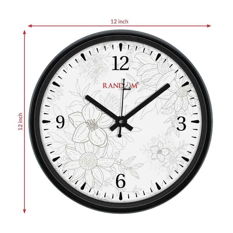 Fleur Wall Clock - White media 6