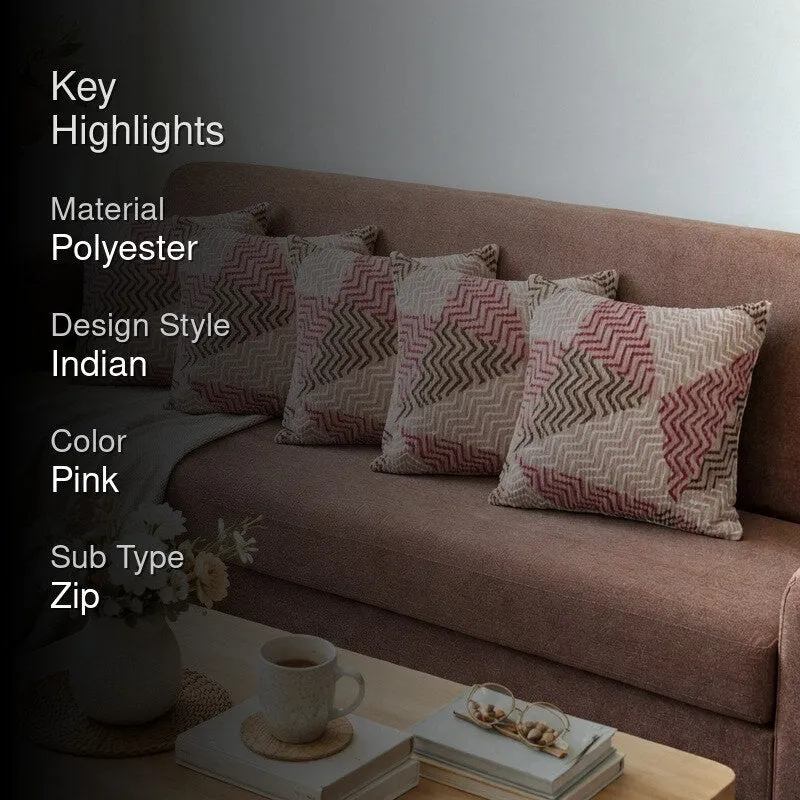 ModMatrix Cushion Cover (Pink) - Set Of Five media 2