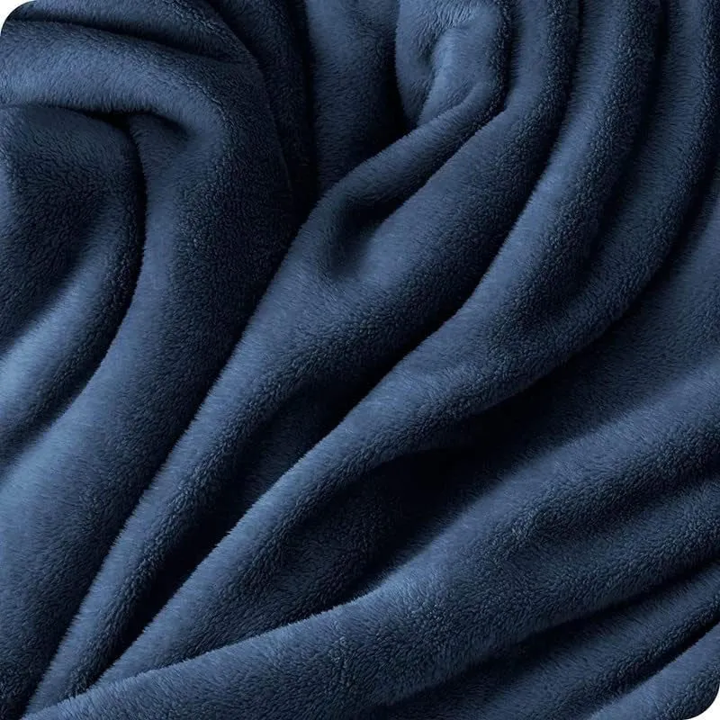 Soft Elite Blanket(Navy Blue) - 220 GSM media 8