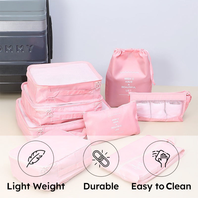 Odilia 8-Piece Lightweight Travel Packing Cubes Set media 7