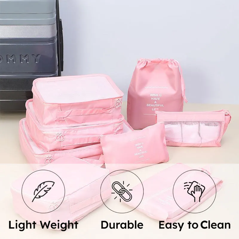 Odilia 8-Piece Lightweight Travel Packing Cubes Set media 7