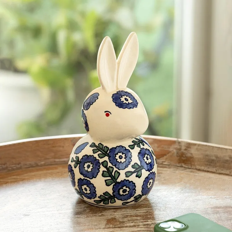 Bunny Ceramic Handpainted Showpiece media 1