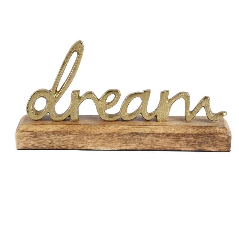 Dream Delve Typography Showpiece - Gold media 3