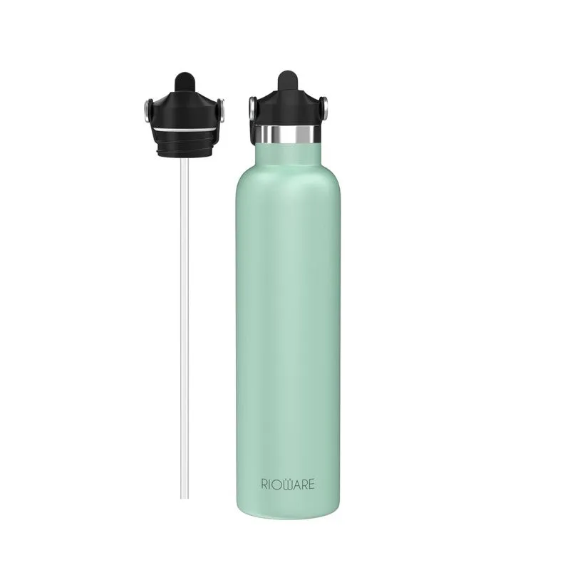 Rioware Flowra Water Bottle (Green & Black) - 1000 mL media 3