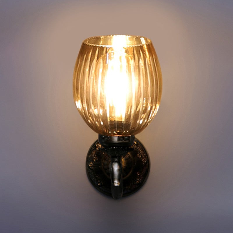 Vintage Glow Swan Neck Glass Wall Lamp media 7