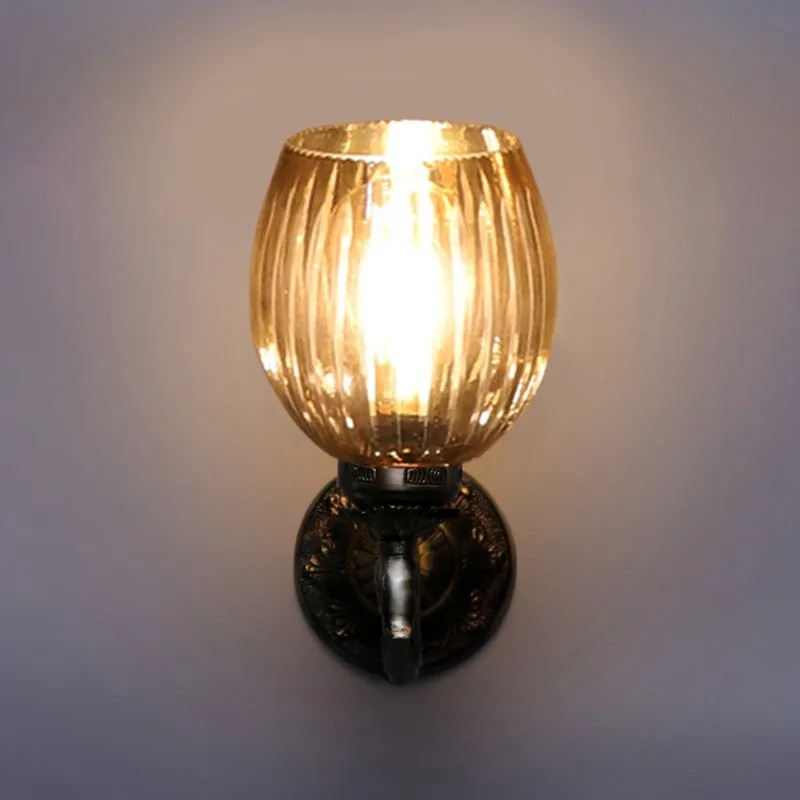 Vintage Glow Swan Neck Glass Wall Lamp media 7