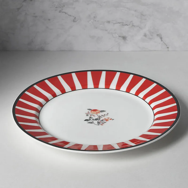 India Circus Scarletta Bone China Dinner Plate media 4