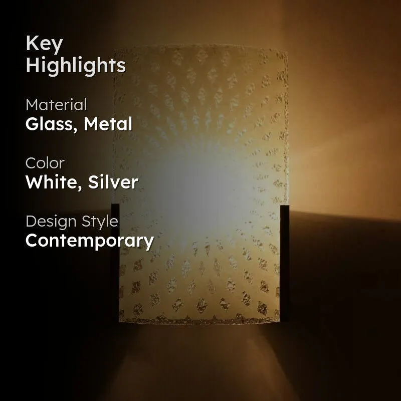 Edgey Glass & Metal Wall Lamp media 2