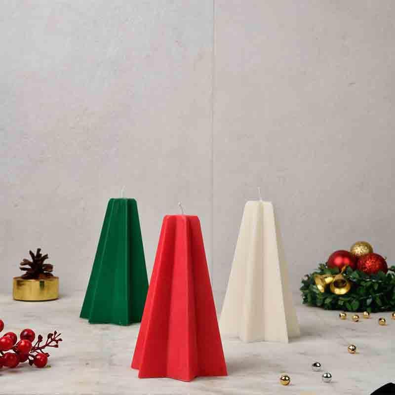Combo of 3 Scented 'Hope' Pillar Candles media 3