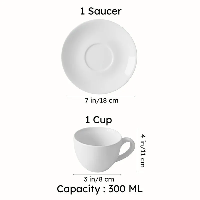 Evil Eye Cup & Saucer Set - 300 ML media 6