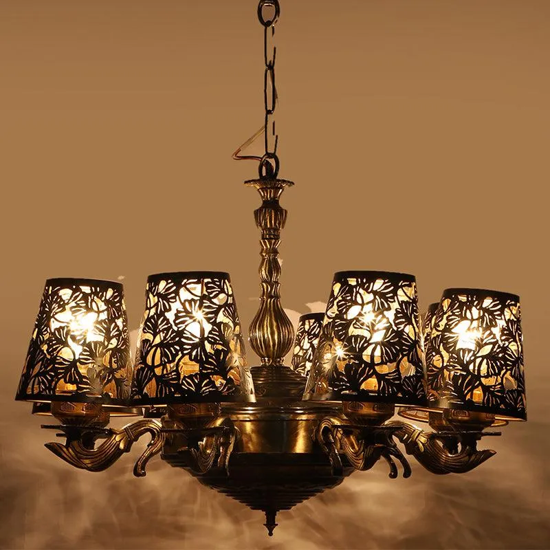 Bloomy Etched Vilona Ceiling Lamp media 1