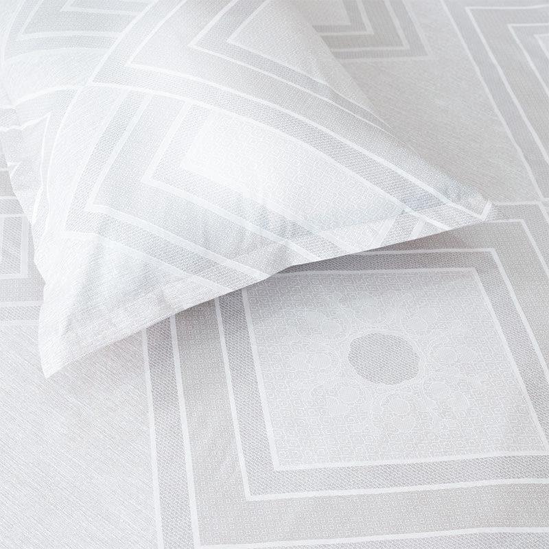 Neinia Printed Reversible Cotton Bedsheet (Grey,Peach) - 170 TC media 6