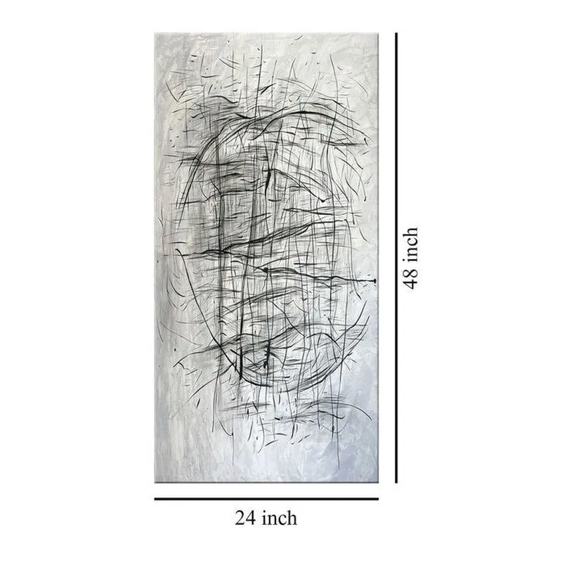 Abstract Sketch Wall Painting media 7