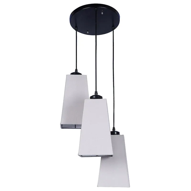 Shadowlux Triple Metal Ceiling Lamp - Grey media 5
