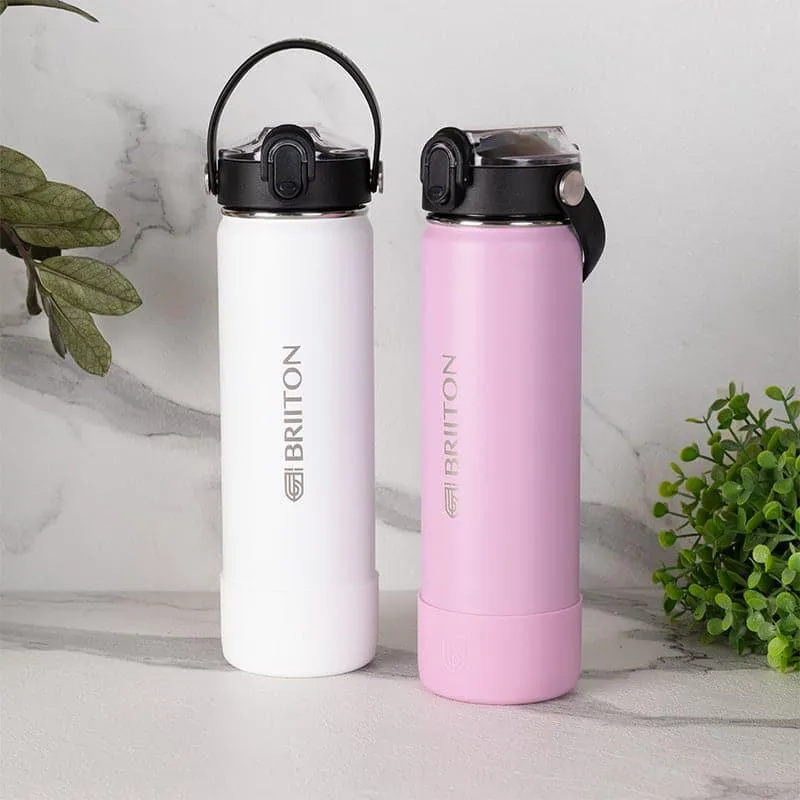 Dream Drip Bottle (White & Pink, 750 mL Each) - Set Of Two media 1