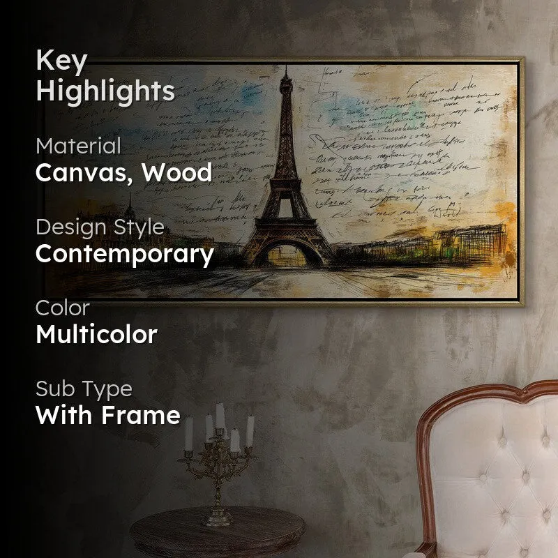 Lumiere Canvas Wall Painting With Frame media 2