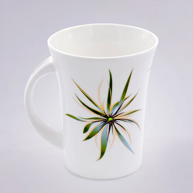 Florra Bone China Coffee Mug (300 mL Each) - Set Of Two media 5