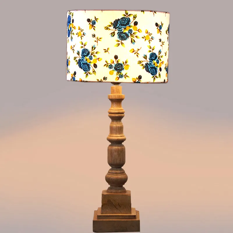 Fleur Arbor Wooden Table Lamp - Multicolor media 4