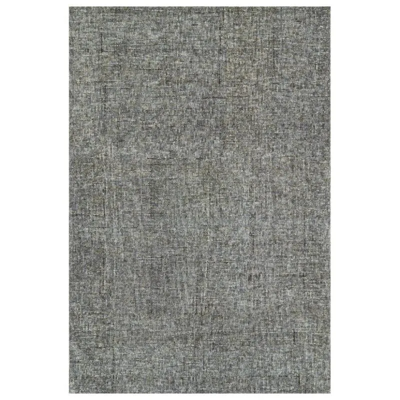 Handloom Hand Tufted Harmony Wool Rug - Charcoal & Black media 1