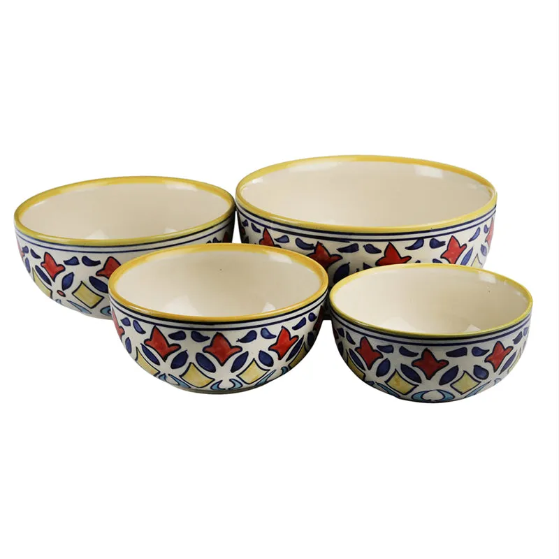 Ruhani Serving Bowl (1L/750 mL/500 mL/350 mL) - Set Of Four media 3