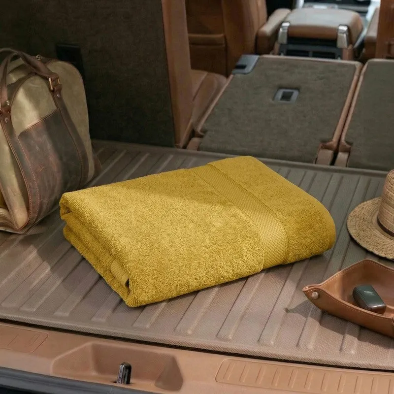 Monte Carlo Dry Nest Pure Cotton Bath Towel - Yellow media 3