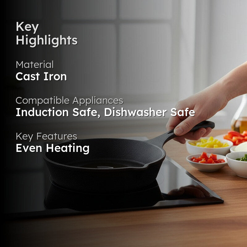Skilletto Cast Iron Frying Pan media 2
