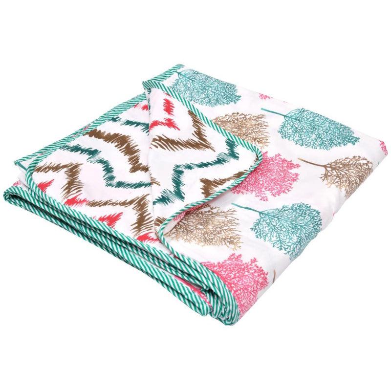 Arav Autumn Reversible Cotton Dohar (Multicolor)  - 180 GSM media 3