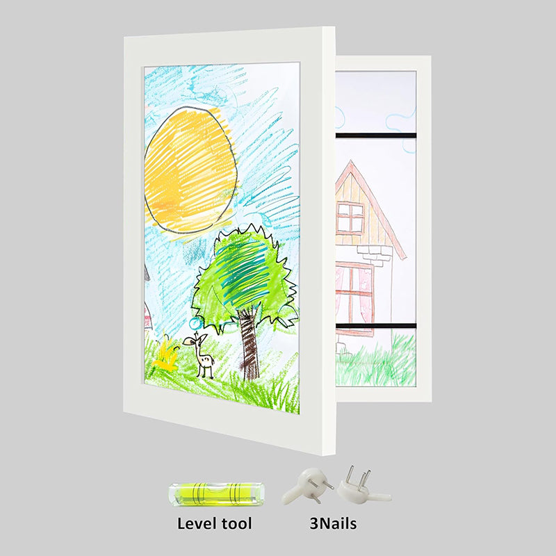 Kiddo Art Wooden Photo Frame - White media 7