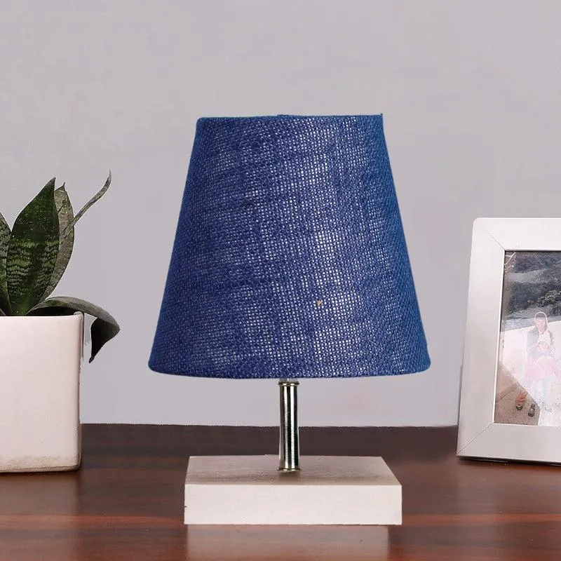 Alsa Jute Table Lamp - Blue,White media 3