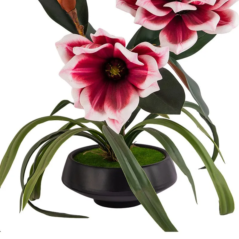 AarviDecor Crimson Bloom Foam Artificial Plants media 6