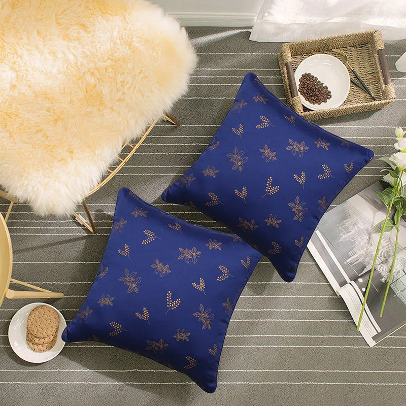 Midnight Bhuttas Printed Cushion Cover - Set Of Two media 3