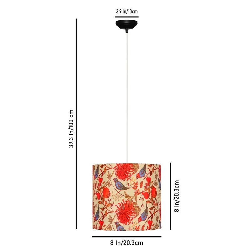 SkyAura Chic Metal & Fabric Ceiling Lamp media 8