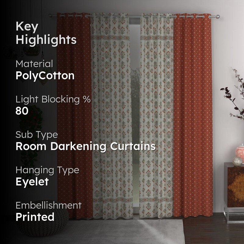 Polka Nest Drape Curtains - Set of Four media 2