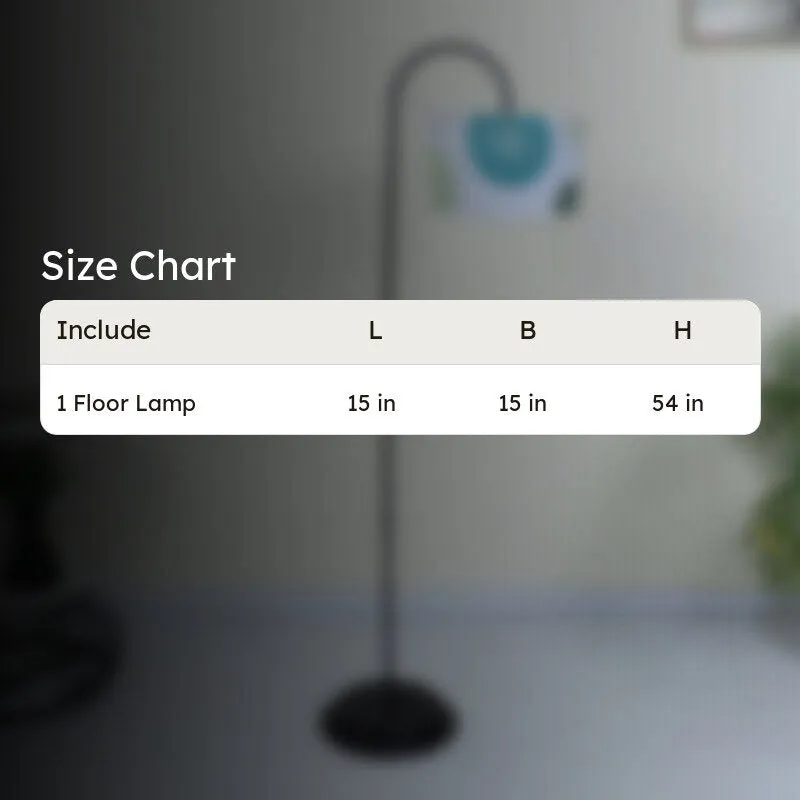 Akari Printed Arched Floor Lamp media 6